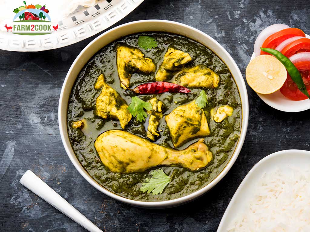 Lahori Green Chicken